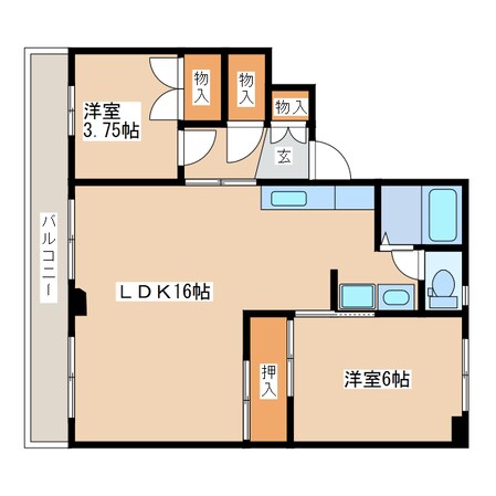 峰延駅 車移動18分  8km 4階の物件間取画像